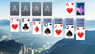 Solitaire Mountain Top Theme Screenshot 2