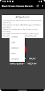 Black screen camera record 截图 2