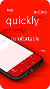 Red Note - notes with password স্ক্রিনশট 1