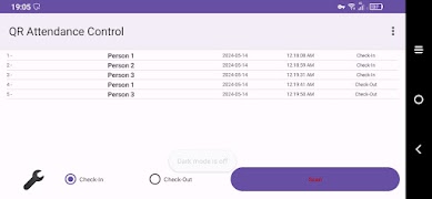 QR Attendance Control ポスター