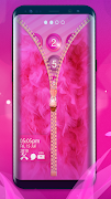Pink Zip Lock Screen اسکرین شاٹ 3