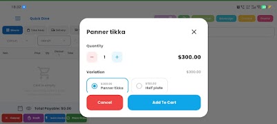 Quick Dine POS 截图 2