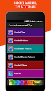پوستر Crochet Patterns, Stitches and Tutorials
