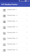 SAT Exam Reading Practice Test screenshot 1