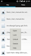 Crude File Locker স্ক্রিনশট 3