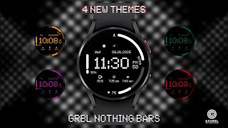 GRBL Nothing Bars Watchface تصوير الشاشة 4
