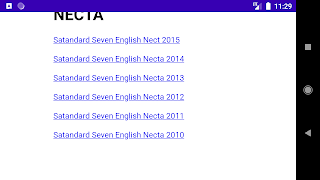 2 Schermata STANDARD SEVEN NECTA PAST PAPERS