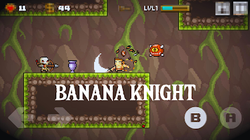 Banane Chevalier Action 2D Affiche