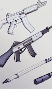 How To Draw Weapons By Steps screenshot 1