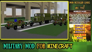 برنامه‌نما Military Mod For Minecraft عکس از صفحه