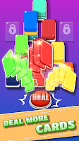 Card Shuffle Color Sort Puzzle تصوير الشاشة 1