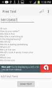 Free Text, Text anyone capture d'écran 6