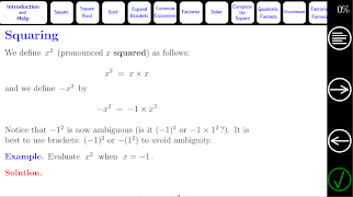 Algebra Tutorial 3 captura de pantalla 1