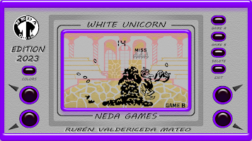 White Unicorn poster