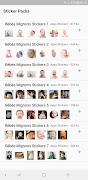 برنامه‌نما Bebes Mignons Stickers عکس از صفحه