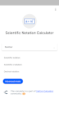 پوستر Scientific Notation Calculator