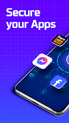 Big Security Lock Apps One-Tap скриншот 1