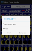 Moon Phase Checker syot layar 4