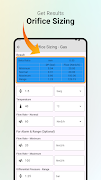 Orifice Sizing Tool imagem de tela 4