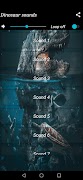 Dinosaur sounds اسکرین شاٹ 1