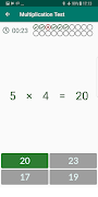 Multiplication Tables screenshot 2