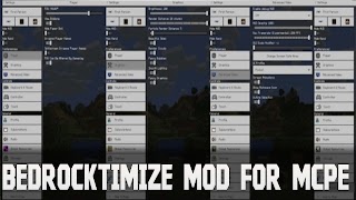 برنامه‌نما Bedrocktimize Mod Minecraft عکس از صفحه