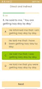 Direct and Indirect Speech 스크린샷 6