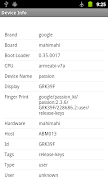 Device Info Android تصوير الشاشة 1