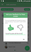 Practice Attendance Tracker imagem de tela 1