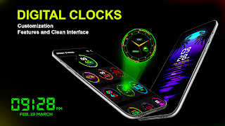 Lock Screen Clock Live 스크린샷 2