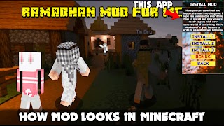 Ramadhan Mod in Minecraft PE تصوير الشاشة 1