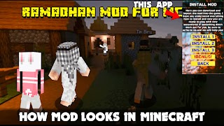 Ramadhan Mod in Minecraft PE Ekran Görüntüsü 1