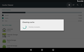 برنامه‌نما Cache Cleaner عکس از صفحه