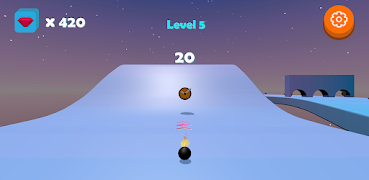 برنامه‌نما Bomb Ball 3D عکس از صفحه