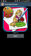 Coloring Princesses poster
