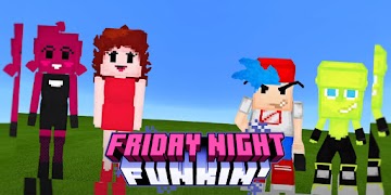 FNF Mod for Minecraft pe 海報
