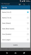Gestionnaire de fichiers HTC capture d'écran 3