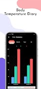 برنامه‌نما Body Temperature Diary - free عکس از صفحه