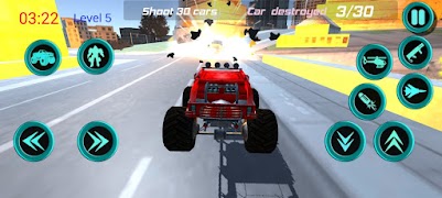 Red Car : Weapon Robot screenshot 1