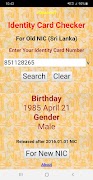 Identity Card Checker Sri Lanka screenshot 1