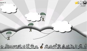 Doodle Parachute Attack Screenshot 6