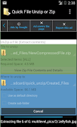 快速文件解压缩或ZIP 截图 6