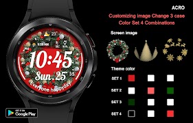 ACRO Happy Christmas Watchface 截圖 5