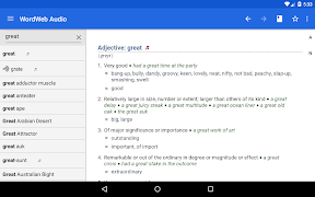 WordWeb Audio Dictionary تصوير الشاشة 7