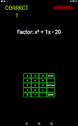 Factoring Practice: Trinomial captura de pantalla 4