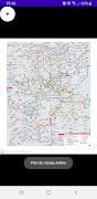 Plan métro Strasbourg map poster
