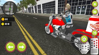 Moto Pizza Delivery Game captura de pantalla 5