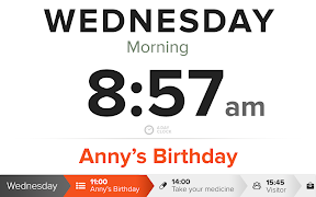 برنامه‌نما ADayClock عکس از صفحه