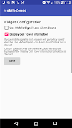 برنامه‌نما Mobile Sense Widget عکس از صفحه