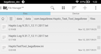 Haptic Test Tool Android screenshot 2